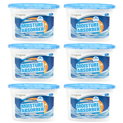 Moisture Absorber 3-Pack | Calcium Chloride, Leak-Proof, Fragrance-Free Dehumidifier