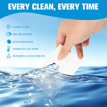 Laundry Detergent Sheets 40-Count | Up to 80 Loads, Plastic-Free, Fresh Linen Scent