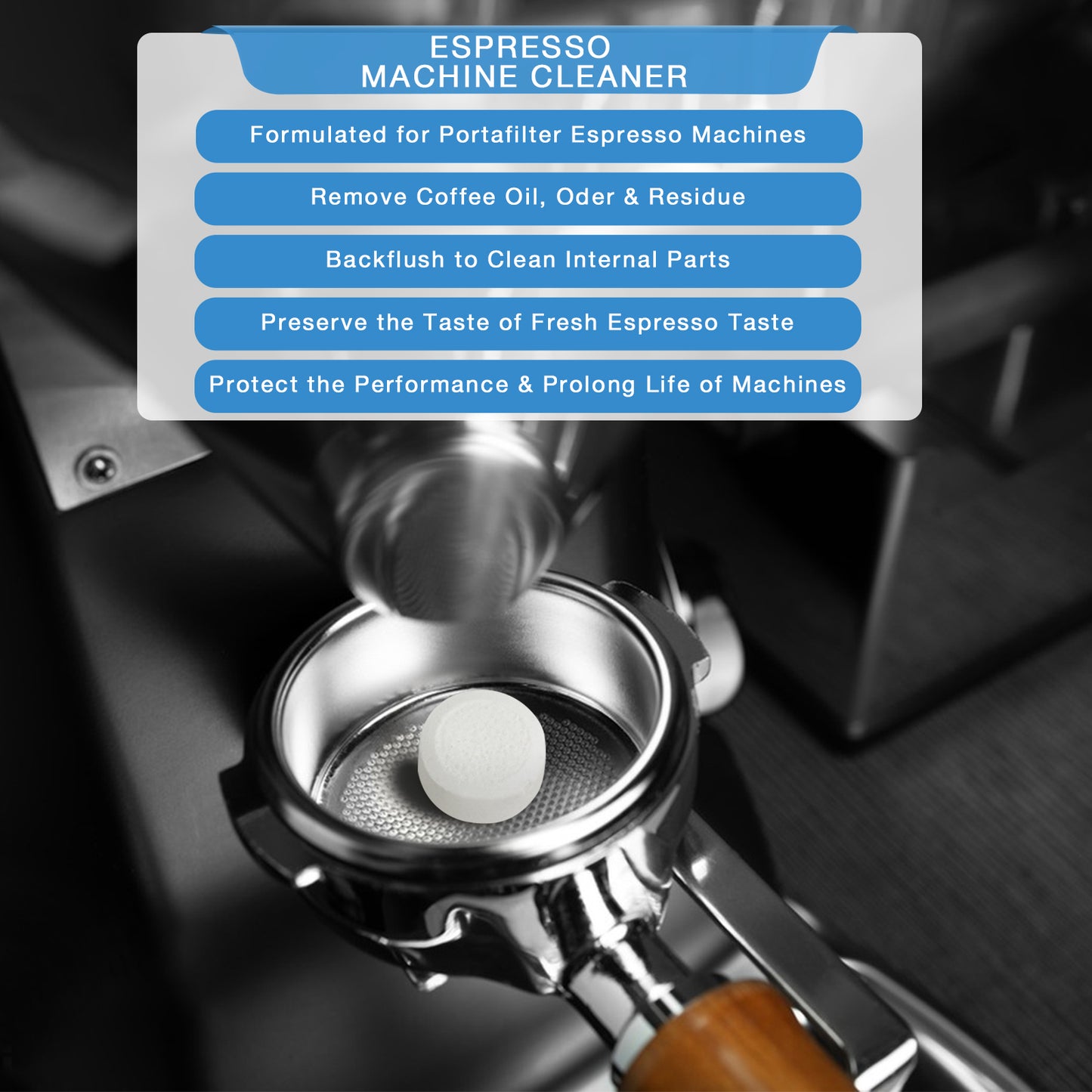 Coffee Machine Cleaning Tablets 20-Count | Descaling, Backflush, Limescale Remover