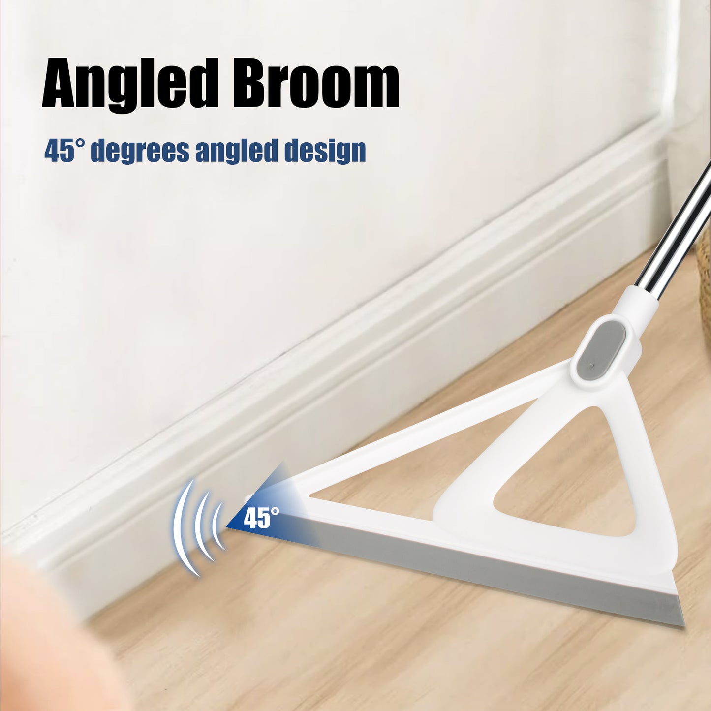 Multifunction Silicone Broom，Squeegee Broom Sweeping Water and Pet Hair，Rubber Broom Sweeper for Floor Bathroom Kitchen Shower，Rugs，Glass Windows