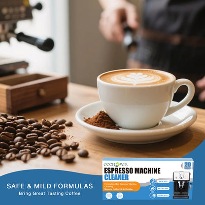 Coffee Machine Cleaning Tablets 20-Count | Descaling, Backflush, Limescale Remover