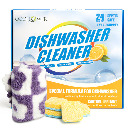 Dishwasher Cleaner Tablets, 24-Count | Deep Clean Odor, Scale & Hard Water Residue